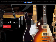 Tablet Screenshot of musikfabrik-heintz.de